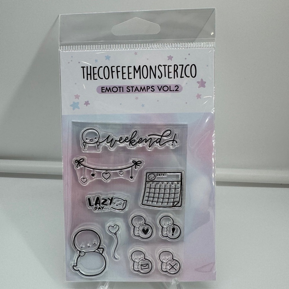 TCMC The Coffee Monsterz co.  | TCMC STAMP emoti set vol. 2